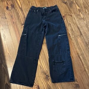 Forever 21 Dark Cargo Trousers